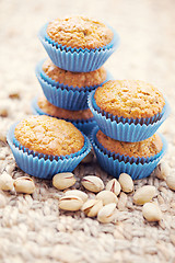 Image showing pistachio muffins