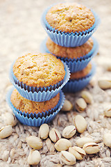 Image showing pistachio muffins