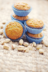 Image showing pistachio muffins