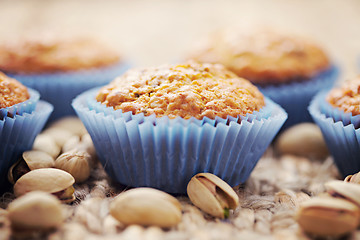 Image showing pistachio muffins