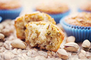 Image showing pistachio muffins