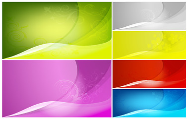 Image showing Abstract color backgrounds