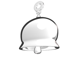 Image showing toon style bell (3D)