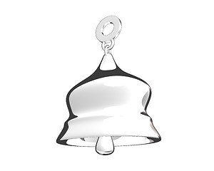 Image showing toon style bell (3D) 