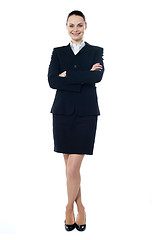 Image showing Successful young businesswoman, portrait