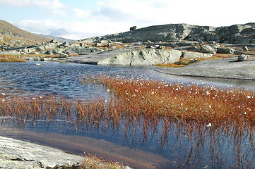 Image showing Small mountain lake