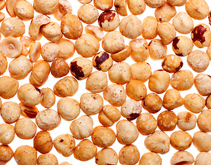 Image showing Hazelnuts Background