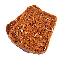 Image showing grain bread slices