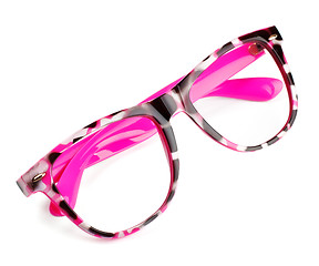 Image showing pink eyeglasses