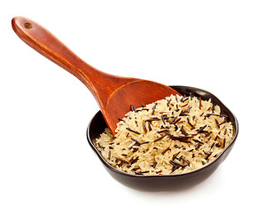 Image showing Bowl Of Raw Rice