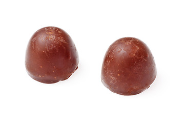 Image showing Dark Chocolate Candies