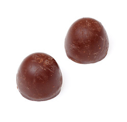 Image showing Dark Chocolate Candies