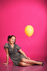 Image showing Girl With Balloon