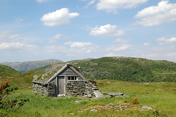 Image showing Stone cabin