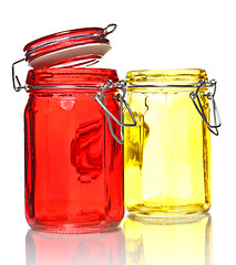 Image showing Glass Jars for Spice