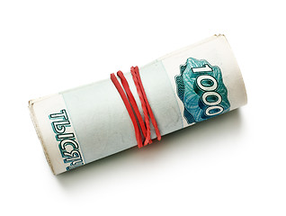 Image showing banknotes of Russia