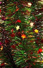 Image showing christmas tinsel