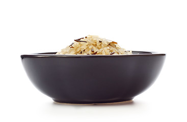 Image showing Bowl Of Raw Rice