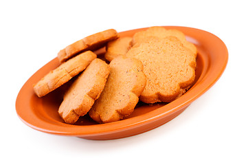Image showing dish of cinnamon cookies