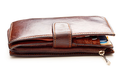Image showing Brown Leather Wallet