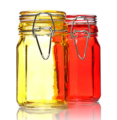 Image showing Glass Jars for Spice