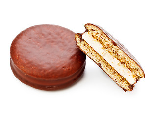 Image showing Chocolate Sandwitch Biscuits