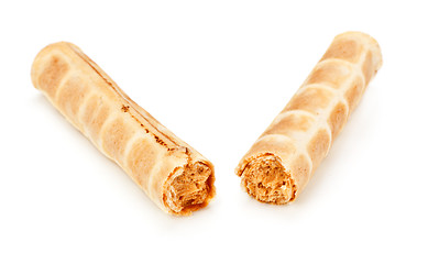 Image showing Cream Wafer Rolls