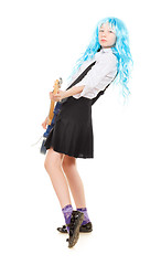 Image showing Teen Girl Rockstar