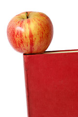 Image showing Apple and Book