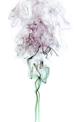 Image showing Color Smoke On White