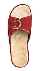 Image showing red slipper