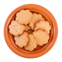 Image showing dish of cinnamon cookies