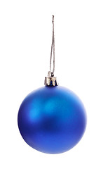 Image showing Blue Christmas Ball