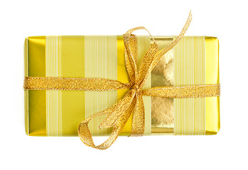 Image showing yellow gift box