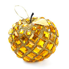 Image showing christmas ball in apple shape