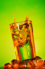 Image showing Splashing Soda