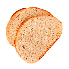 Image showing White Bread Slices