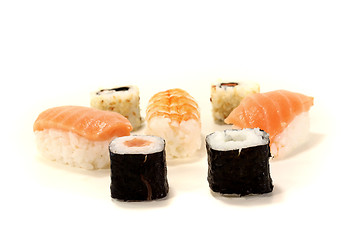 Image showing fresh Japanese Sushi