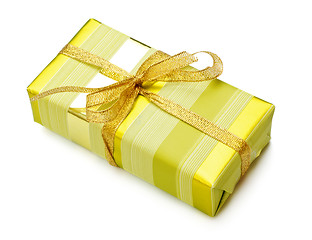 Image showing yellow gift box