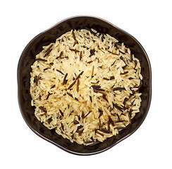 Image showing Bowl Of Raw Rice