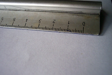 Image showing metal ruler