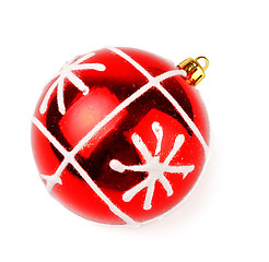 Image showing red decoration ball