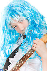 Image showing Teen Girl Rockstar