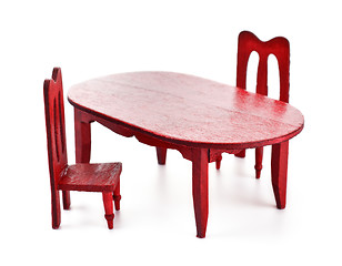 Image showing toy furniture