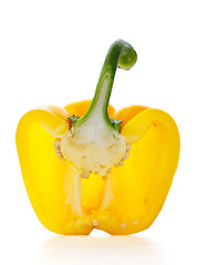 Image showing Yellow Paprika Half