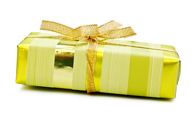 Image showing yellow gift box