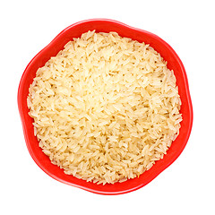 Image showing Bowl Of Raw Rice