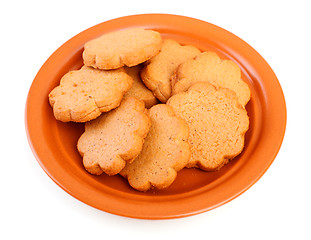 Image showing dish of cinnamon cookies