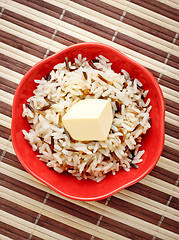 Image showing Bowl Of Cooked Rice