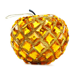 Image showing christmas ball in apple shape